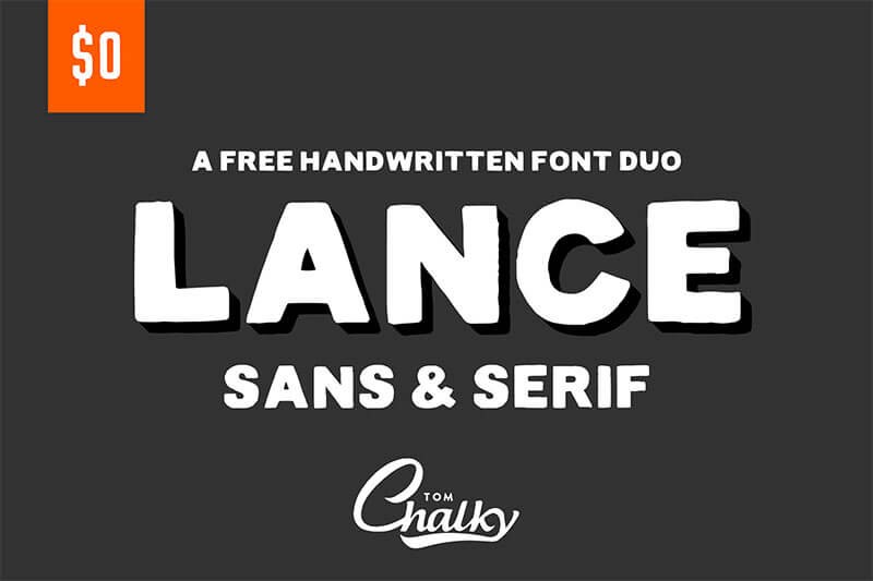 20款免费可商用英文字体合集